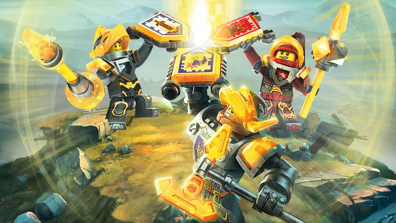 TV show poster for LEGO Nexo Knights — Action, Adventure, Animation, Kids, Comedy.