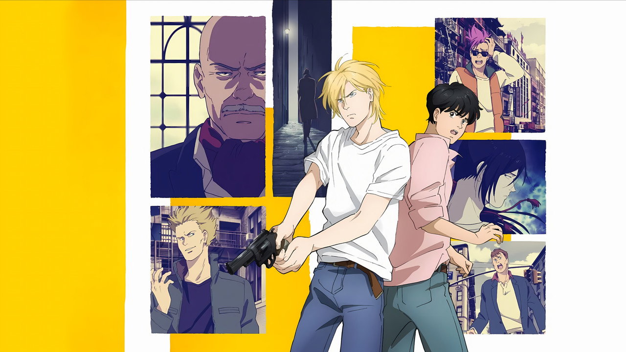 TV show poster for Banana Fish — Animation, Drama, Action & Adventure, Mystery, Crime.